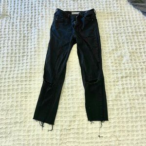 Pacsun High Rise Skinniest Ankle Black Jeans